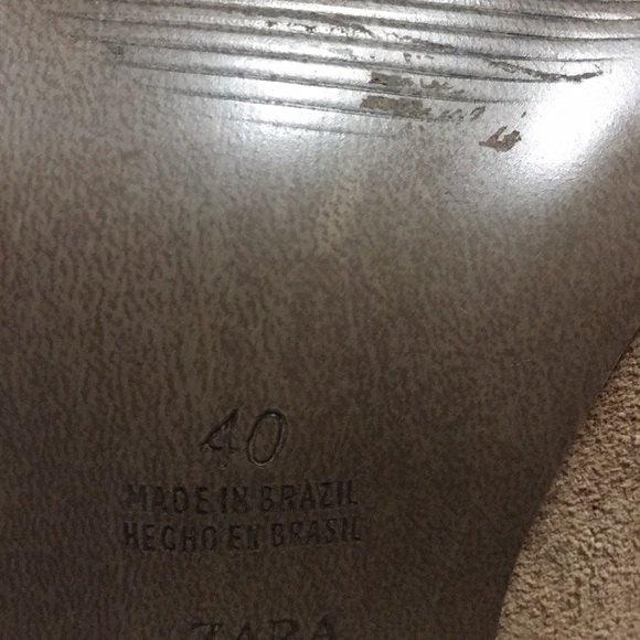 ZARA SPAIN LIMITED EDITION REAL LEATHER SUEDE SUPER THIGH HIGH NWT OTK BOOTS 40 - Picture 7 of 7